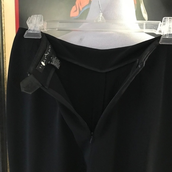 YANSI FUGEL:Classic Wide Leg Black Trousers Sz 4 - Picture 11 of 11